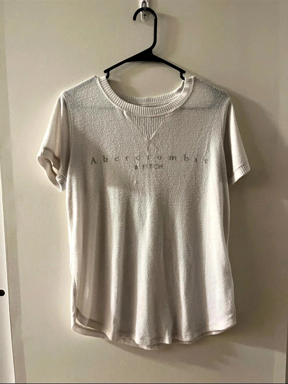 Abercrombie & Fitch Short Sleeve Tee White Medium